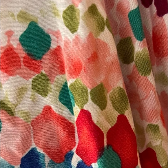 Colorful Cropped Wrap Blouse - Picture 4 of 4